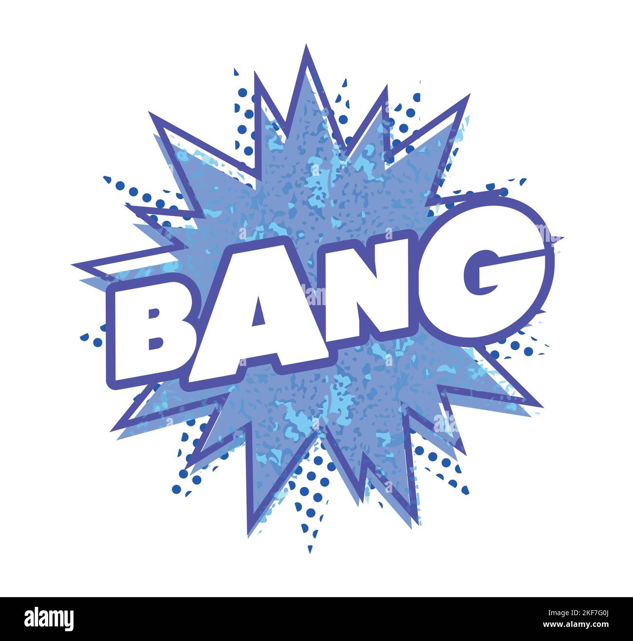 Bang Bang. Pop Art. Comic Explosion. Vektor Der Zeichenvorlage. Designvorlage. Stock Vektor