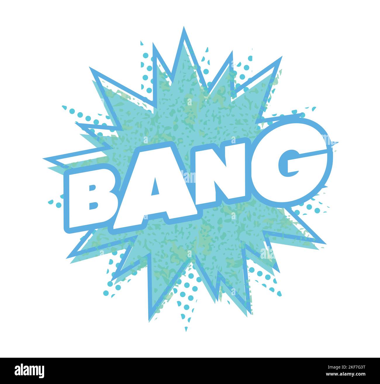 Bang Bang. Pop Art. Comic Explosion. Vektor Der Zeichenvorlage. Designvorlage. Stock Vektor