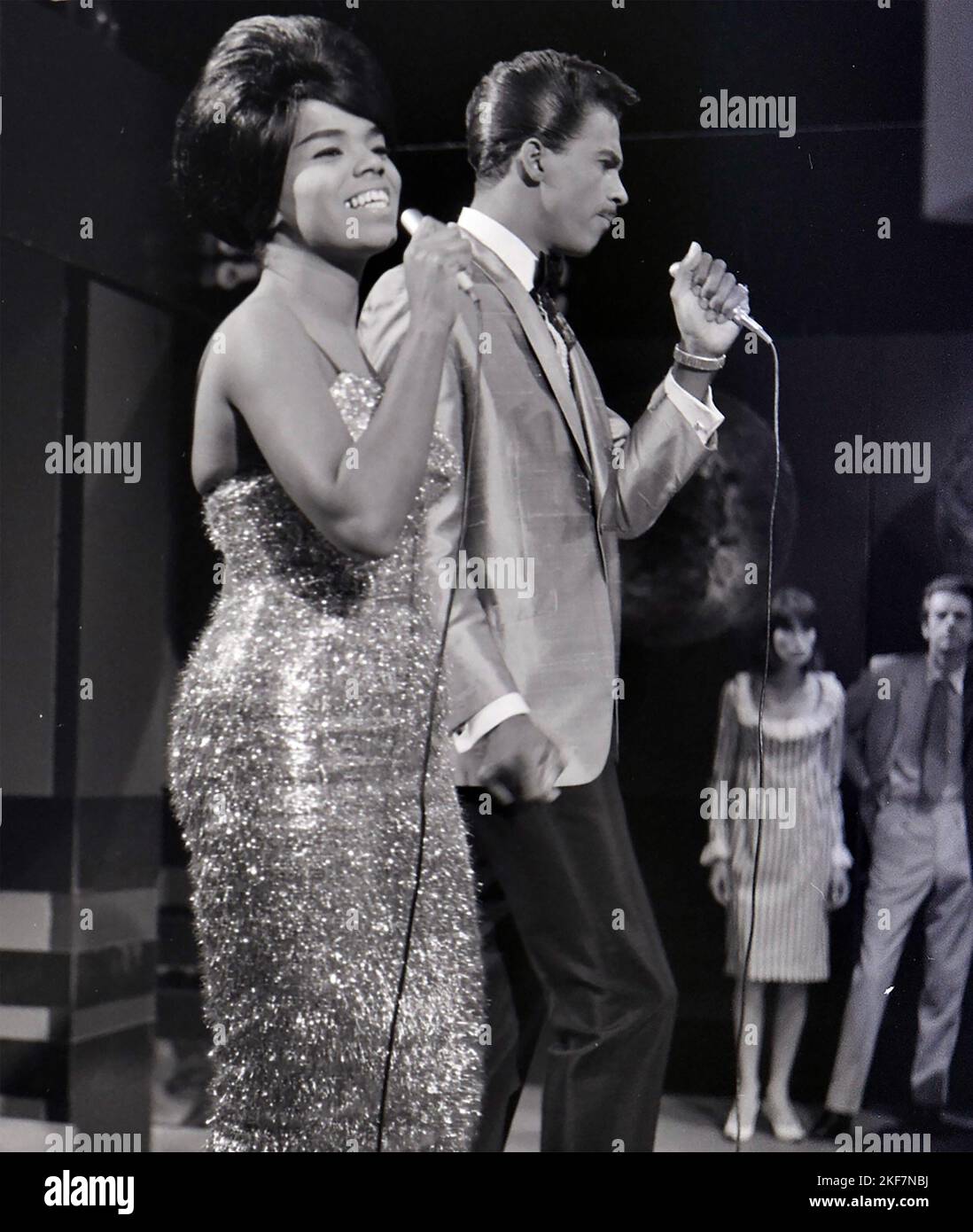 INEZ UND CHARLIE FOXX American Soul und R&B Singers im Juli 1964. Foto: Tony Gale Stockfoto