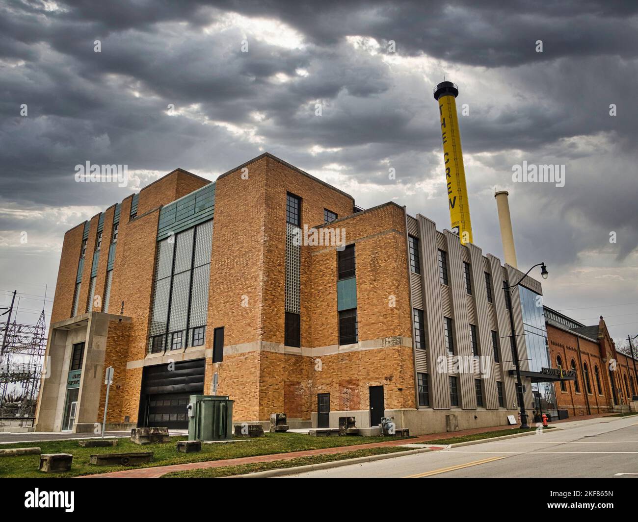 Old columbus ohio Stadtwerk Gebäude 2022 Stockfoto