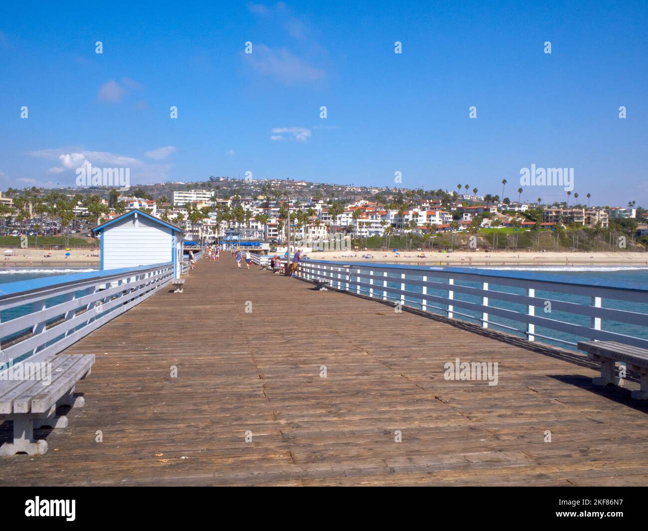 San Clemente Pier in Orange County, Kalifornien, USA Stockfoto