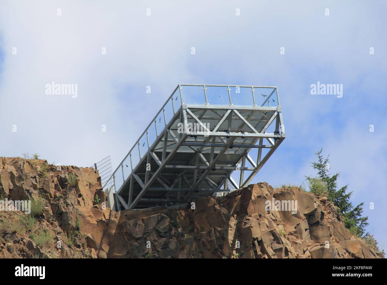 Der Skywalk in HochstettenDhaun, Deutschland Stockfotografie Alamy