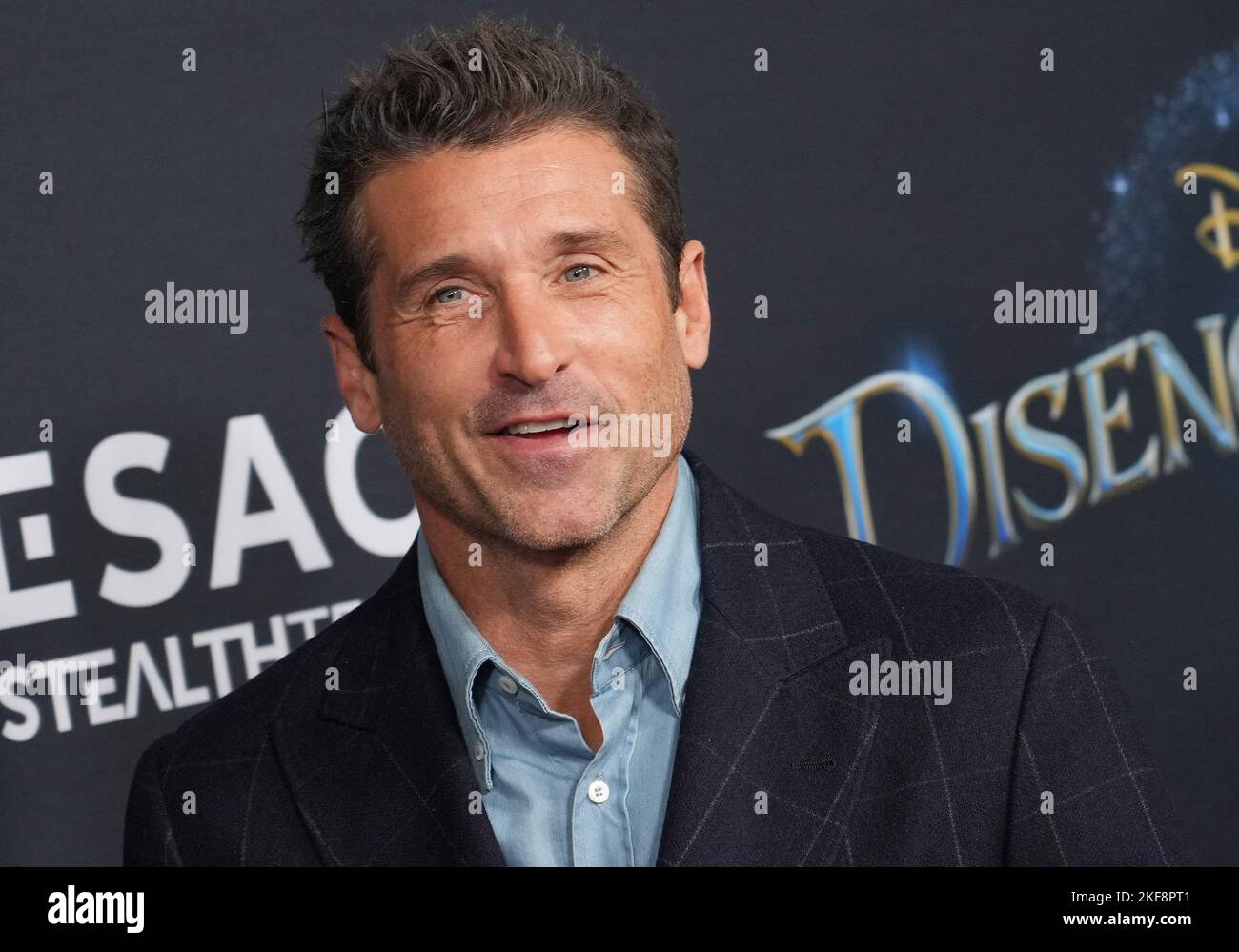 Patrick Dempsey kommt bei der DESILLUSIONIERTEN Premiere von Disney an