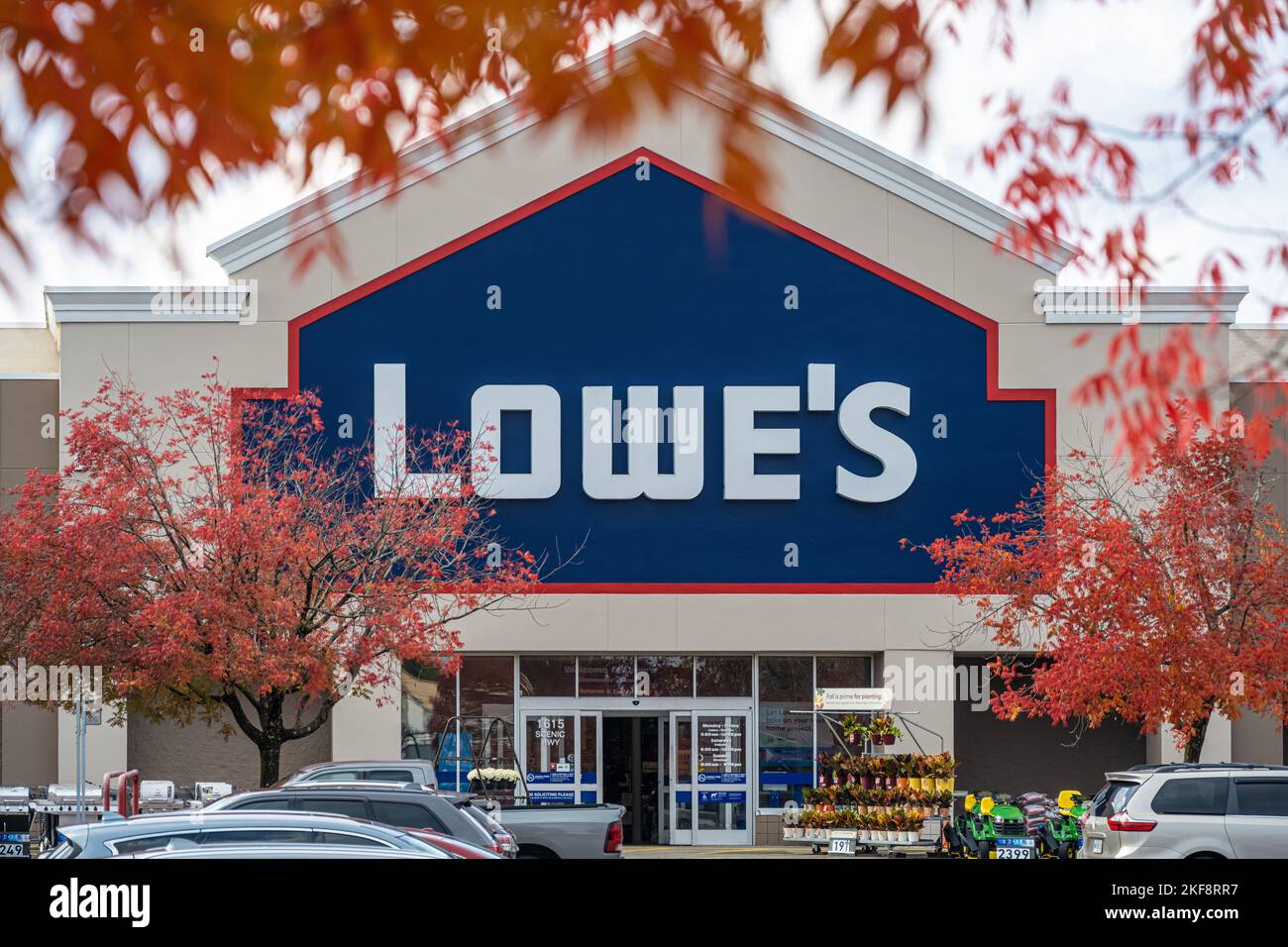 Lowe's Baumarkt in Snellville, Georgia. (USA) Stockfoto