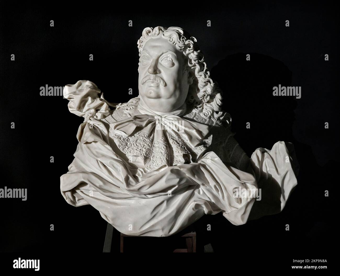 Ranuccio II Farnese cinquantenne marmo di Carrara bottega di Gian