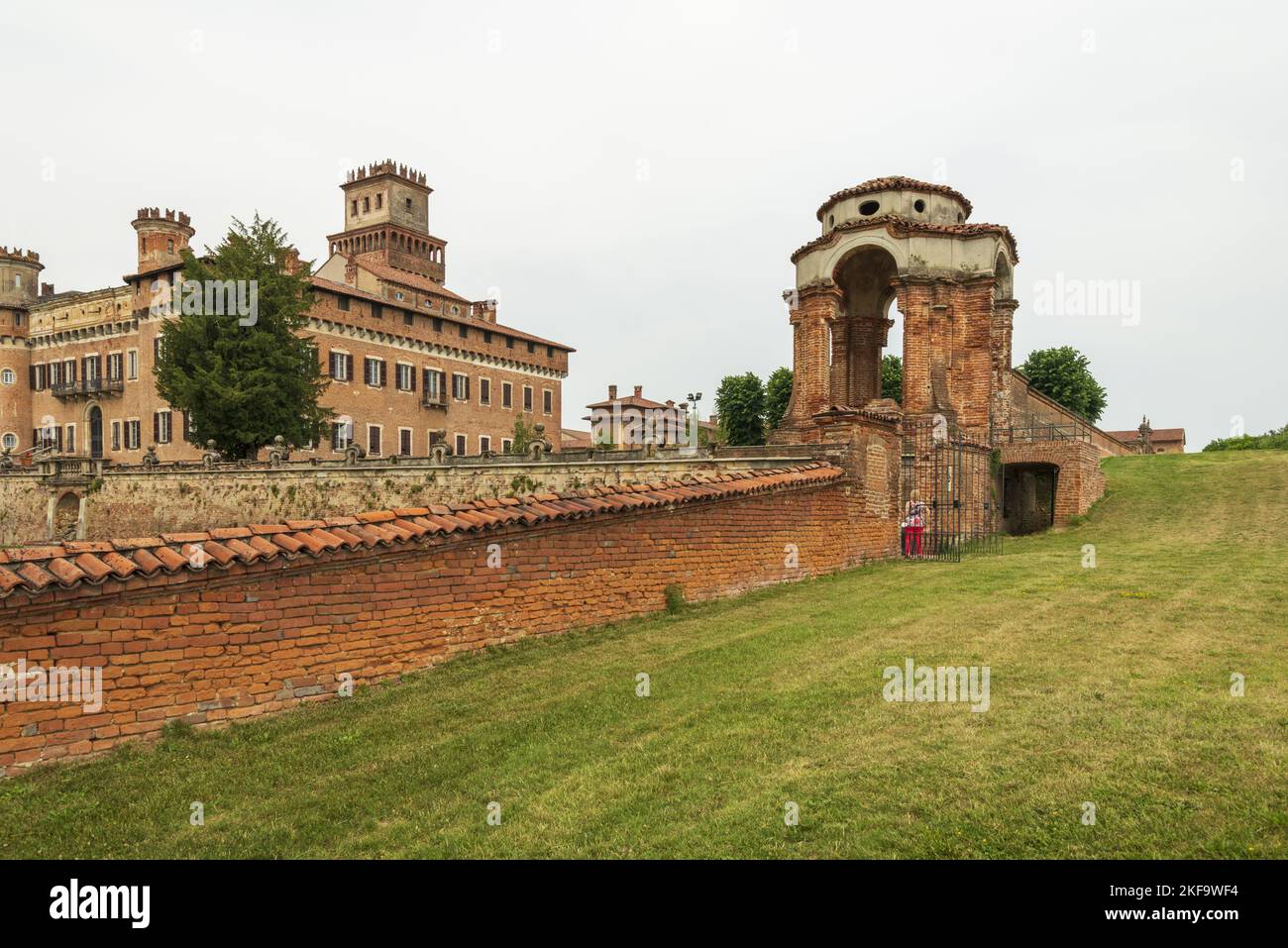 castello di cigognolo 8 Stockfoto