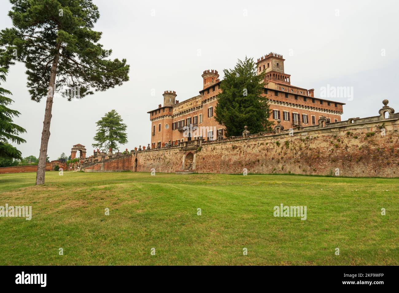 castello di cigognolo 9 Stockfoto