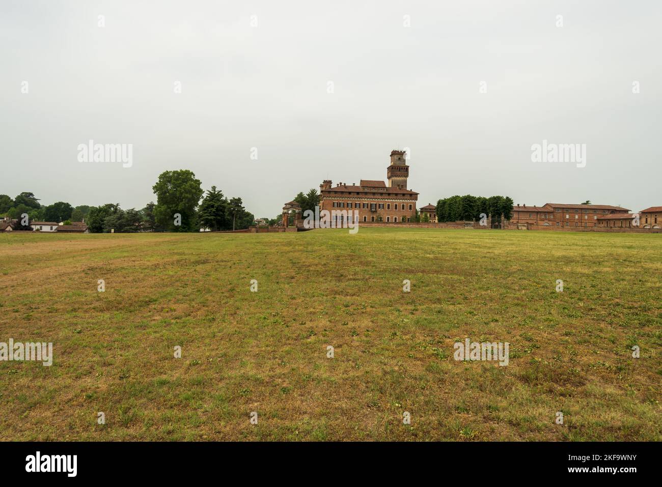 castello di cigognolo Stockfoto