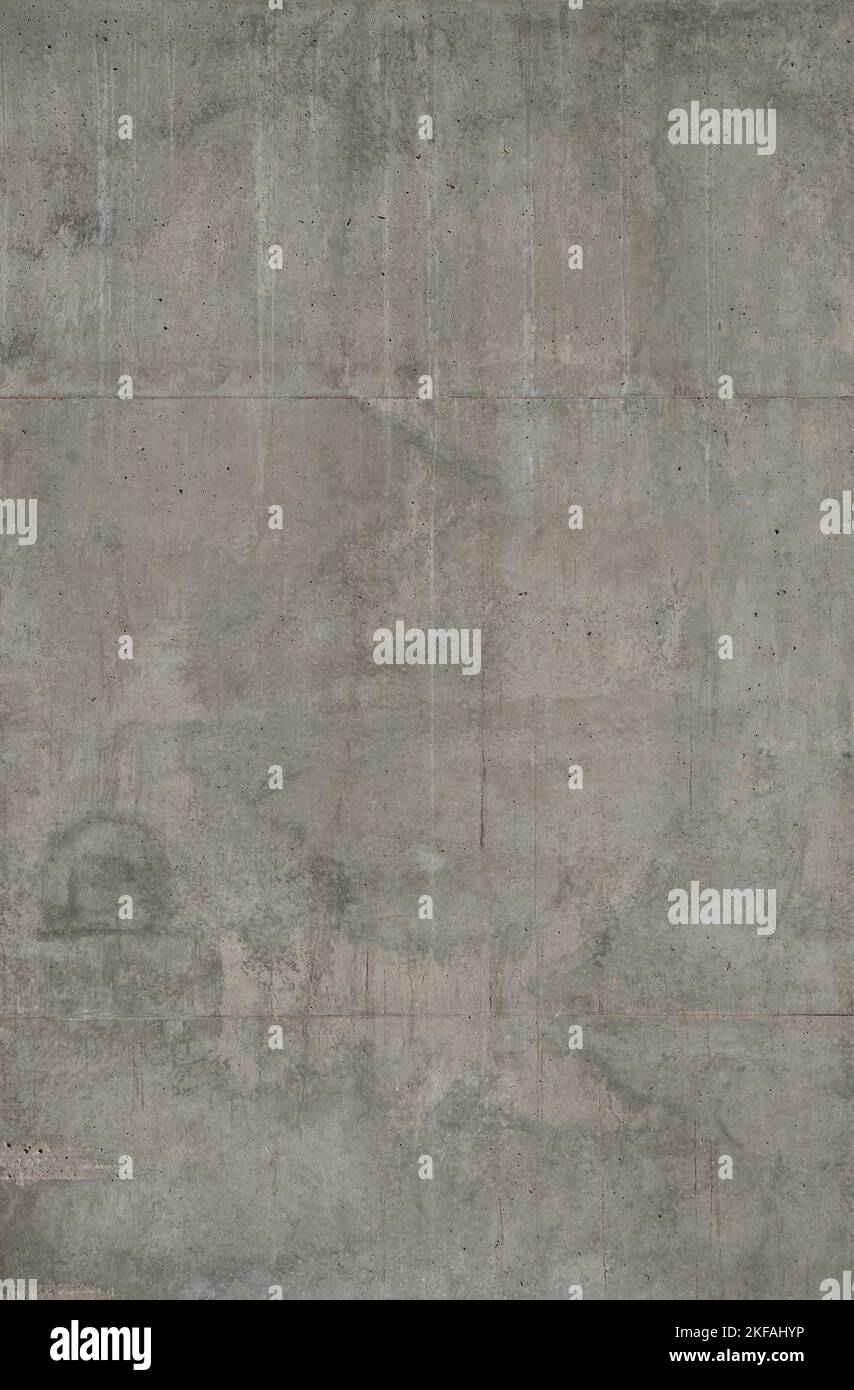 Graue Betonwand mit hochauflösender Textur Stockfoto