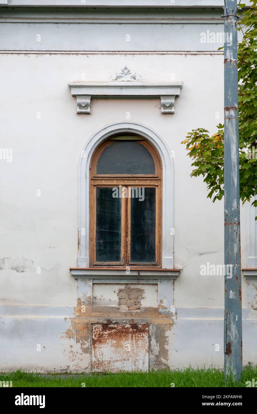 Keszthely, Ungarn. Altstadt Wohnarchitektur Detail Keszthely ist eine ungarische Stadt mit 20.895 Einwohnern am westlichen Ufer des Sees Stockfoto