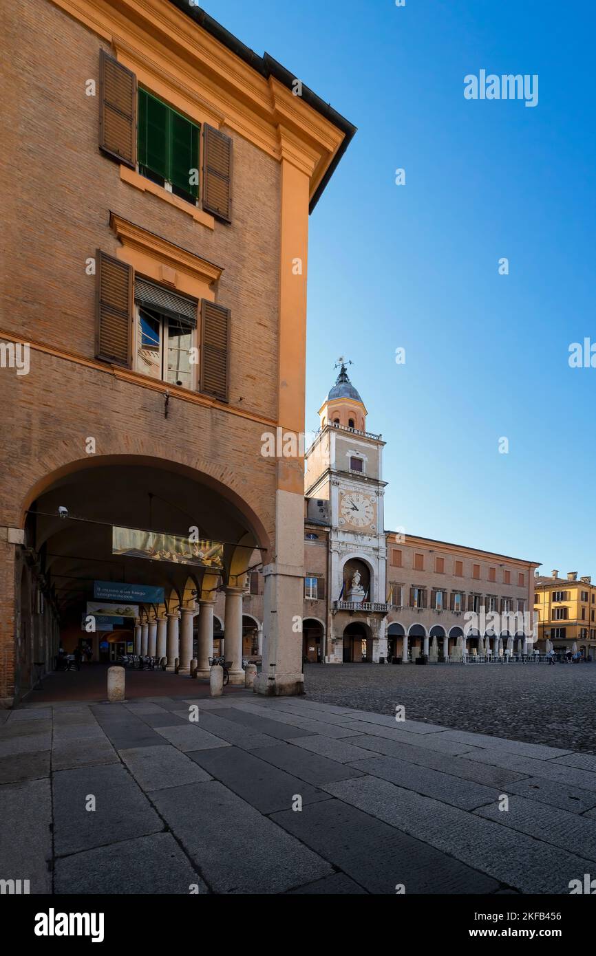 Palazzo del Comune di Modena, Emilia Romagna, Italien Stockfoto