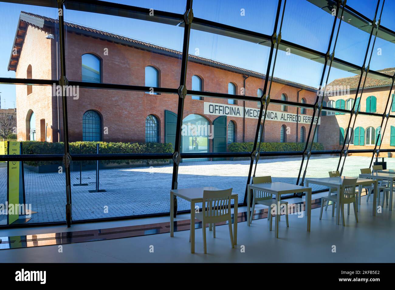 Museo Casa Natale Enzo Ferrari a Modena, Emilia Romagna, Italia Stockfoto