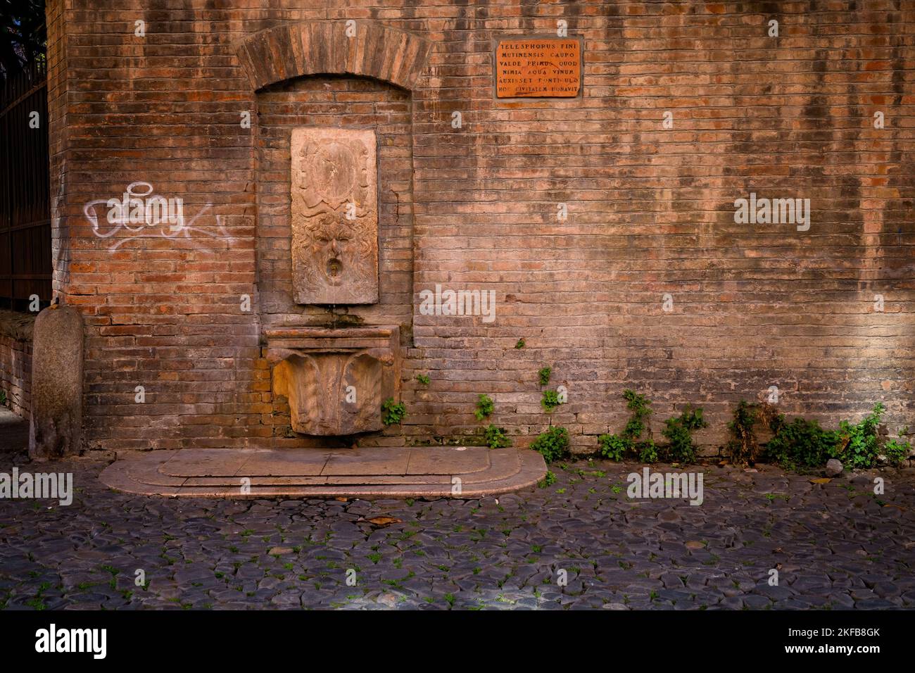 Piazza della Pomposa, Modena Stockfoto