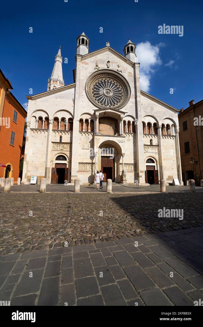 Duomo di Modena Stockfoto