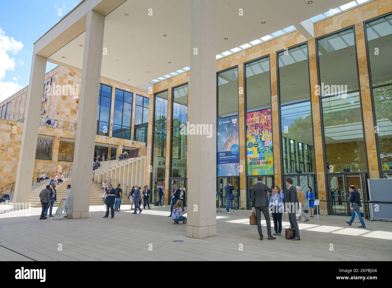 RheinMain CongressCenter RMCC, Friedrich-Ebert-Allee, Wiesbaden, Hessen, Deutschland Stockfoto