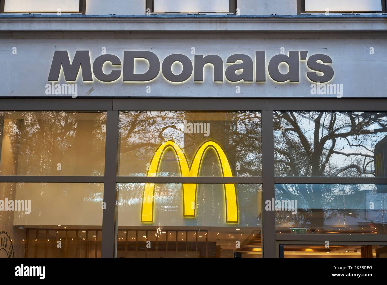 McDonalds Restaurant london Stockfoto