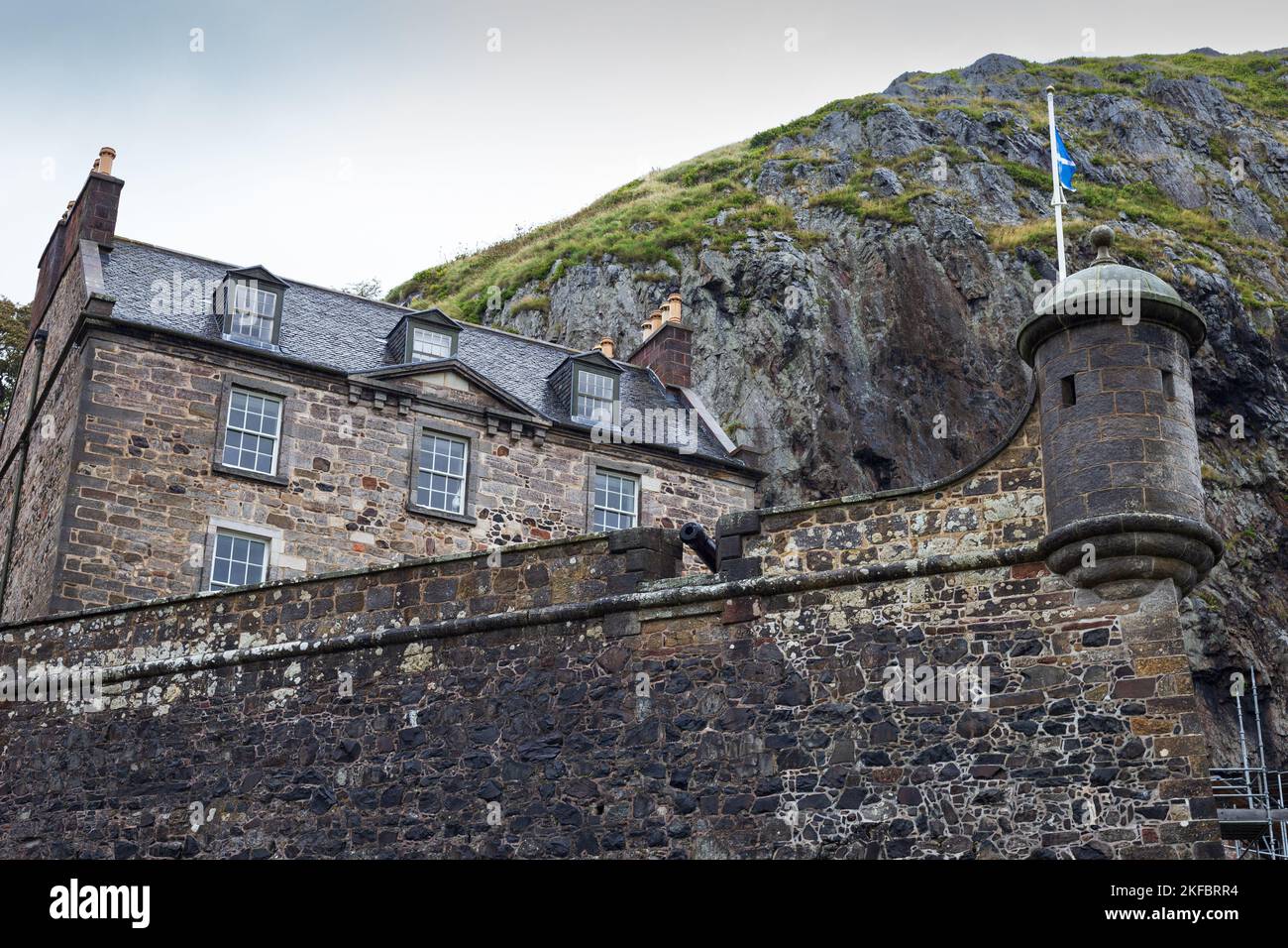 Ein mittelalterliches schottisches Schloss Stockfoto