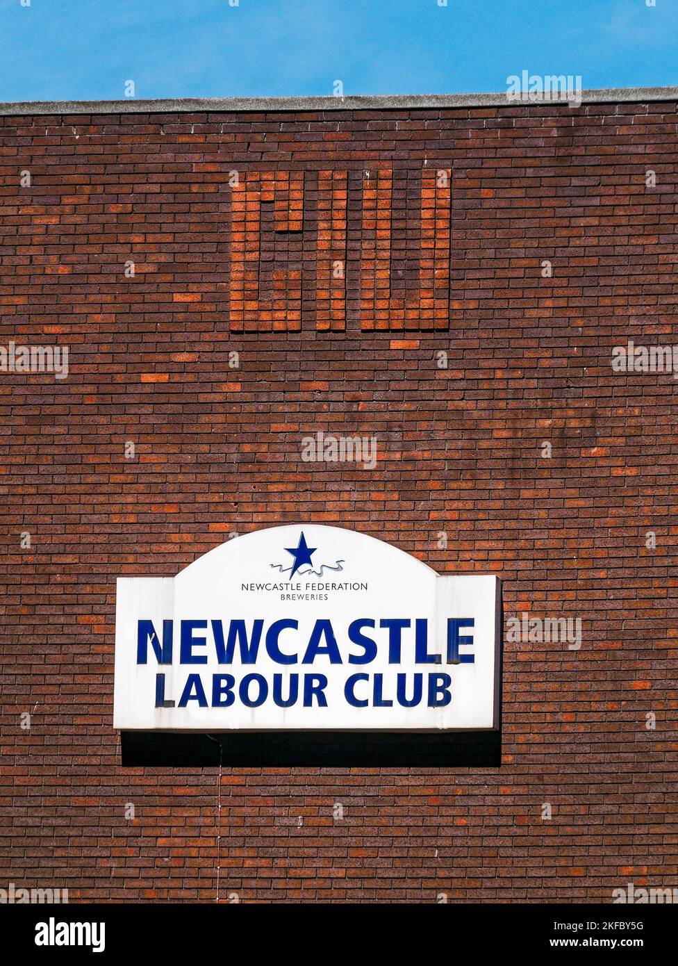 Necastle Labor Club an der Leazes Park Road, Newcastle upon Tyne, Großbritannien. Stockfoto