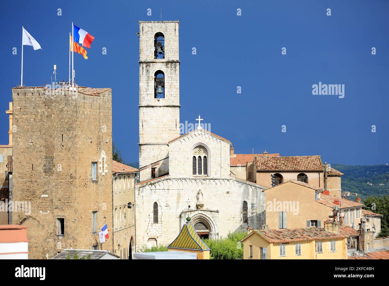 kathedrale von Grasse, Parc naturel des Prealpes d'Azur, Alpes Maritimes, 06, PACA Stockfoto