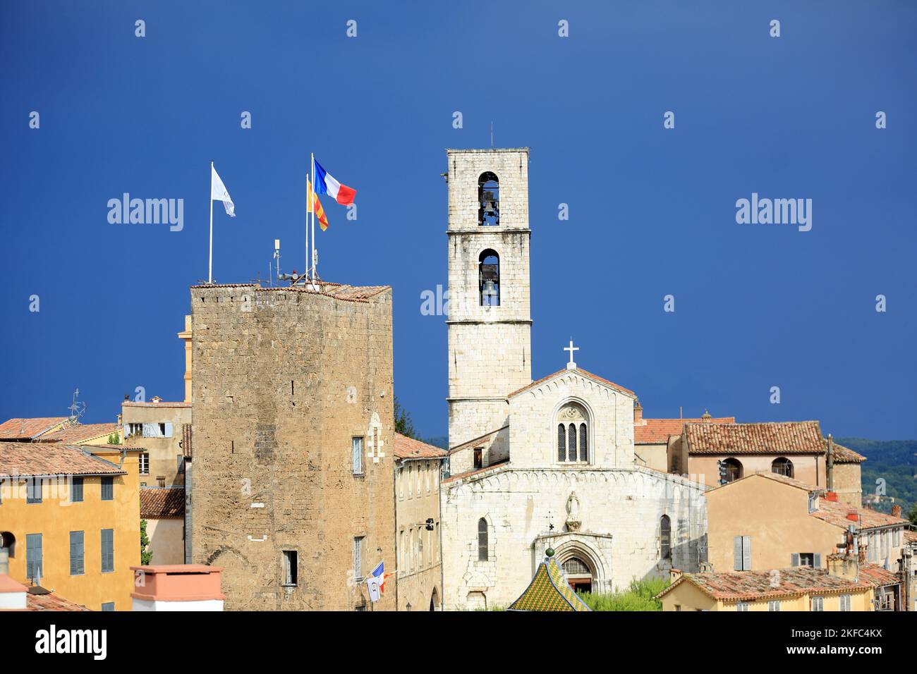 kathedrale von Grasse, Parc naturel des Prealpes d'Azur, Alpes Maritimes, 06, PACA Stockfoto