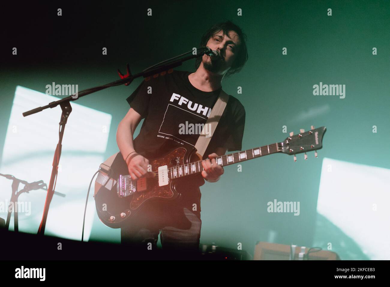 Die italienische Band verdena spielt die 'volevo magia Tour' in Turin, Italien Stockfoto