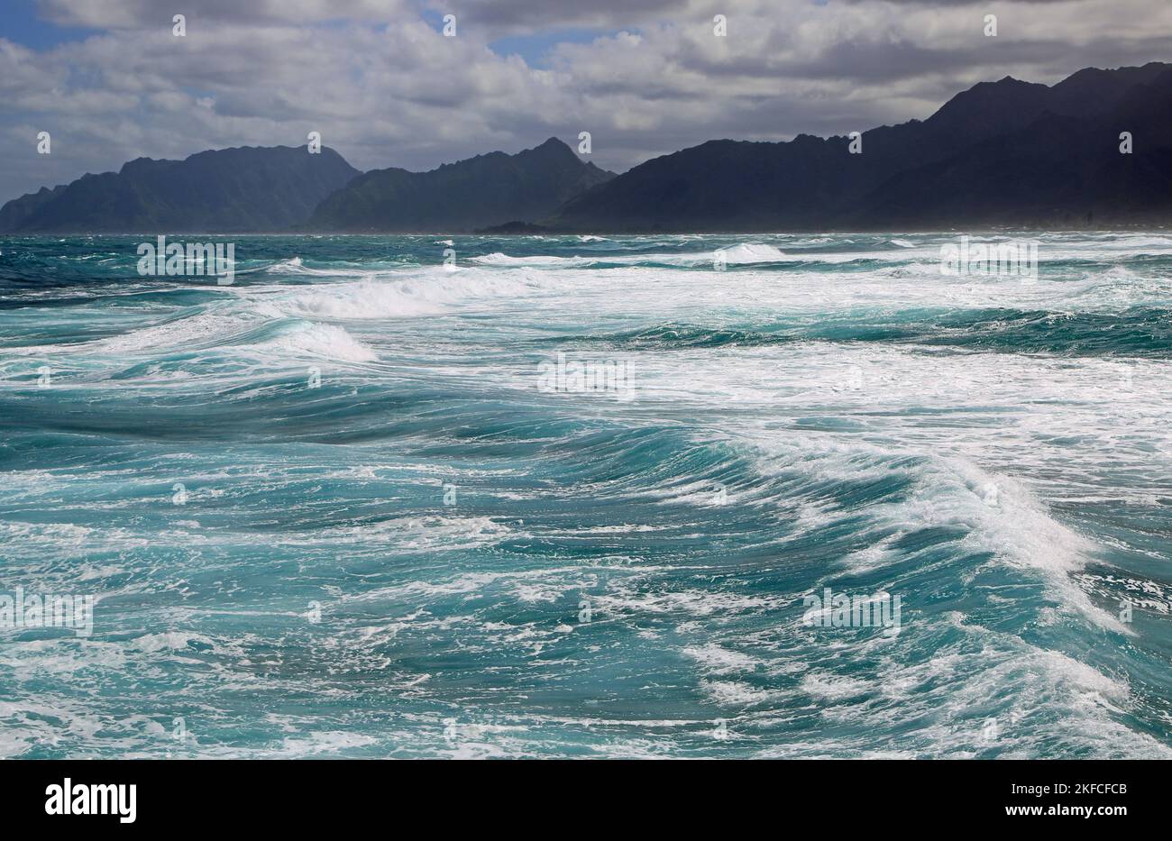 Küste von Oahu, Hawaii Stockfoto