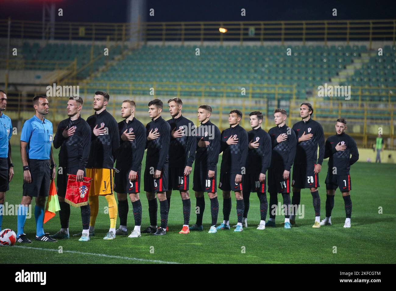 Pula, Kroatien. 17. November 2022 Team Croatia während des