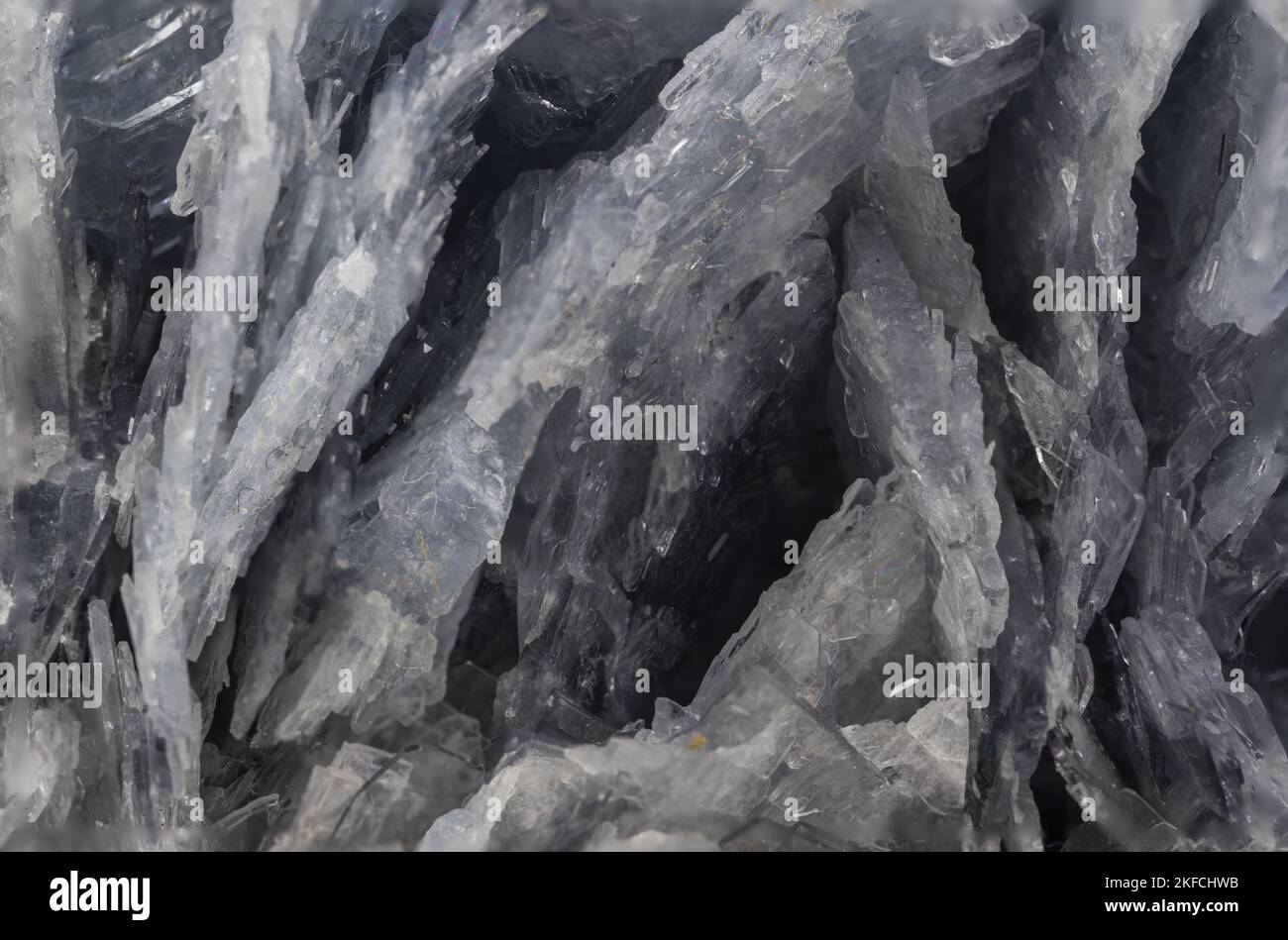 Kristallisierte Probe von Baryte, Sulfatmineral Stockfoto