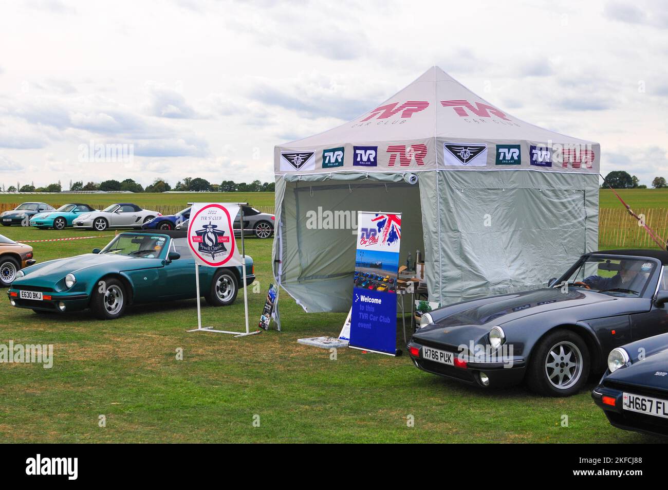 TVR Classic Car Show England Großbritannien Stockfoto