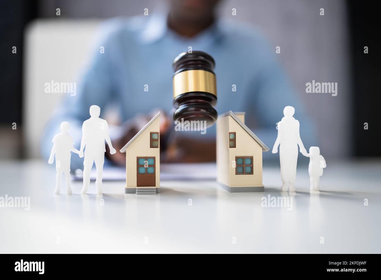 Scheidung Rechtsanwalt Oder Rechtsanwalt. Immobilienrecht Stockfoto