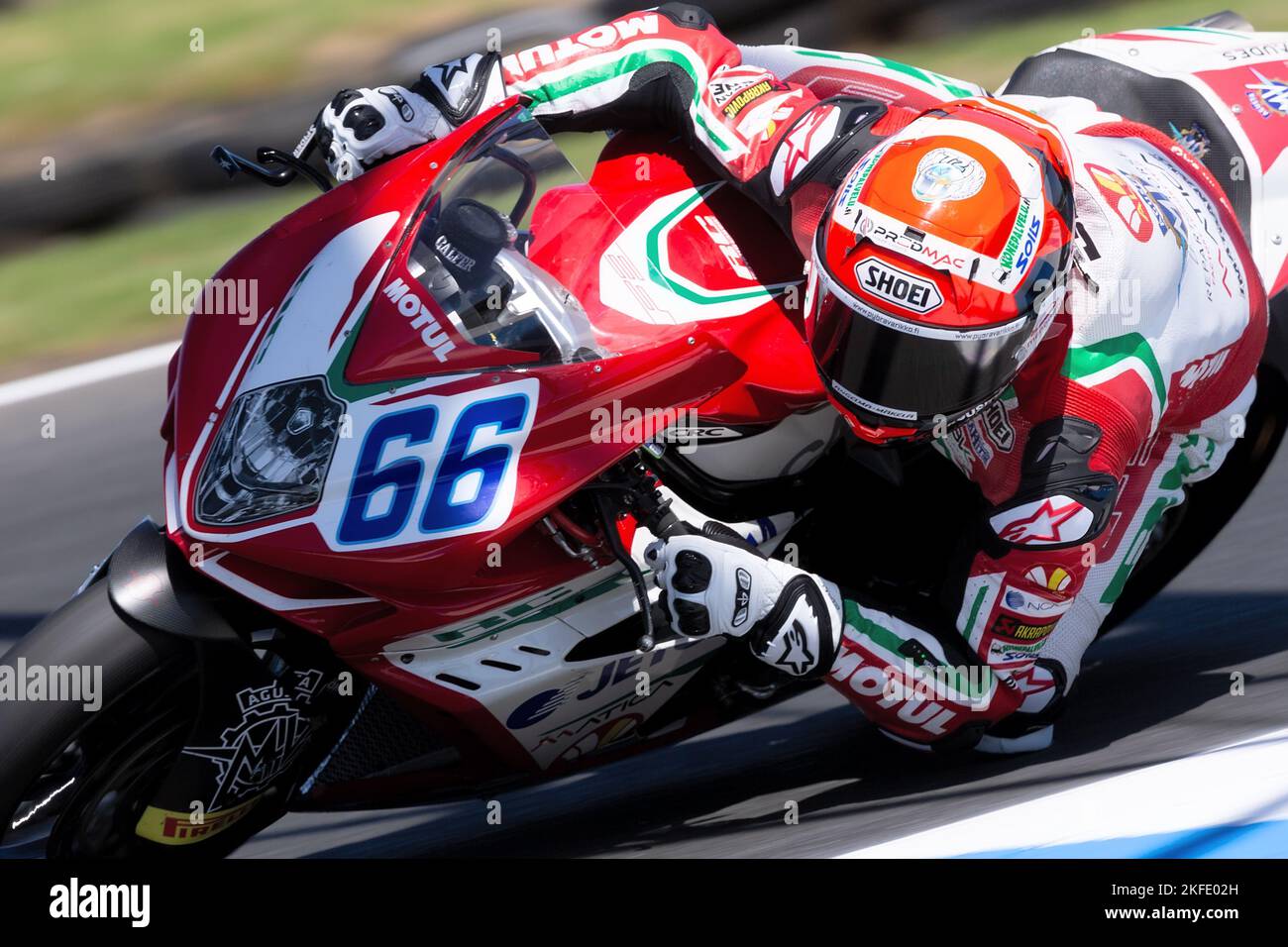 Phillip Island, Australien, 18. November 2022. Niki Tuuli aus Finnland auf der MV Agusta Repato Corse MV Agusta F3 800 RR während der FIM World Superbike Championship Supersport Free Practice 2 2022 auf dem Phillip Island Circuit am 18. November 2022 in Phillip Island, Australien. Kredit: Dave Hewison/Speed Media/Alamy Live Nachrichten Stockfoto