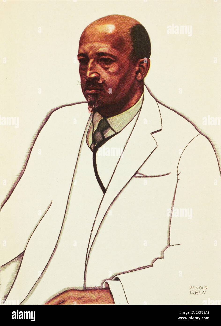 W.E. Burghardt Du Bois, 1925. Stockfoto