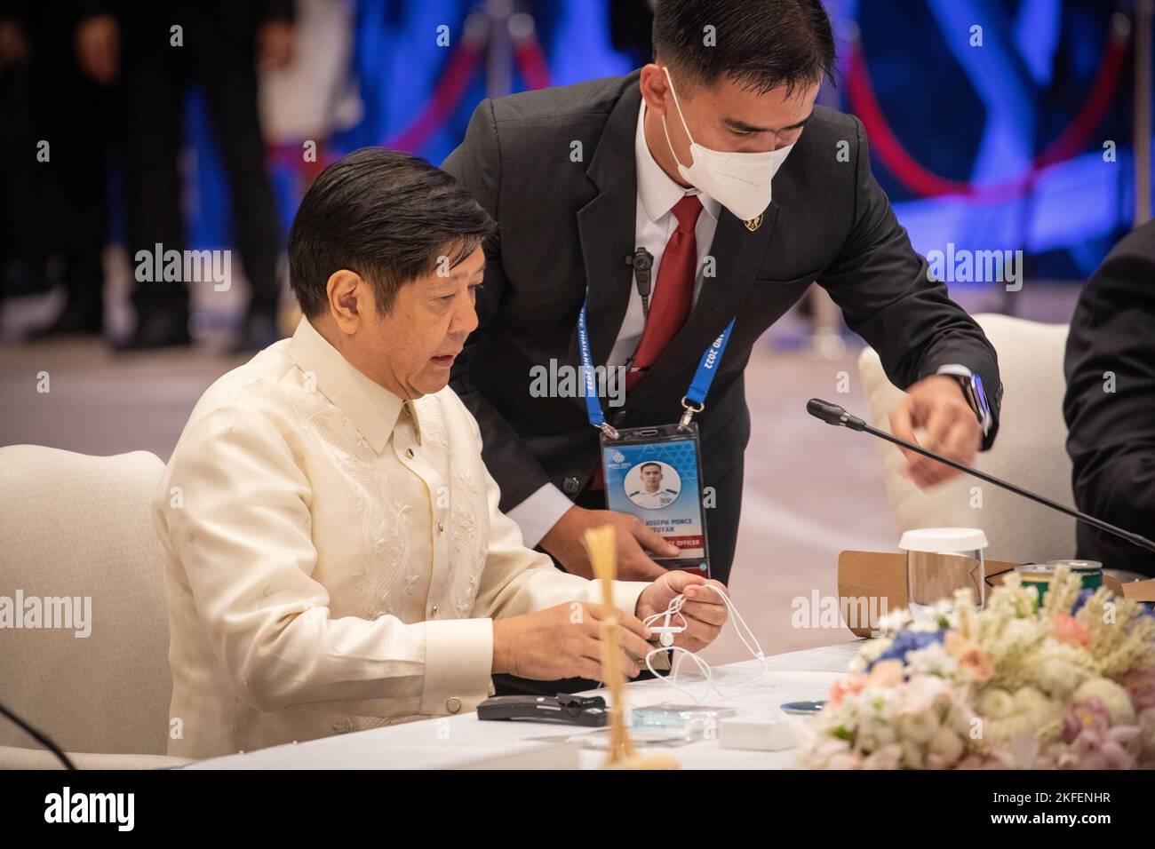 Bangkok, Thailand - der philippinische Präsident Bongbong Marcos nimmt