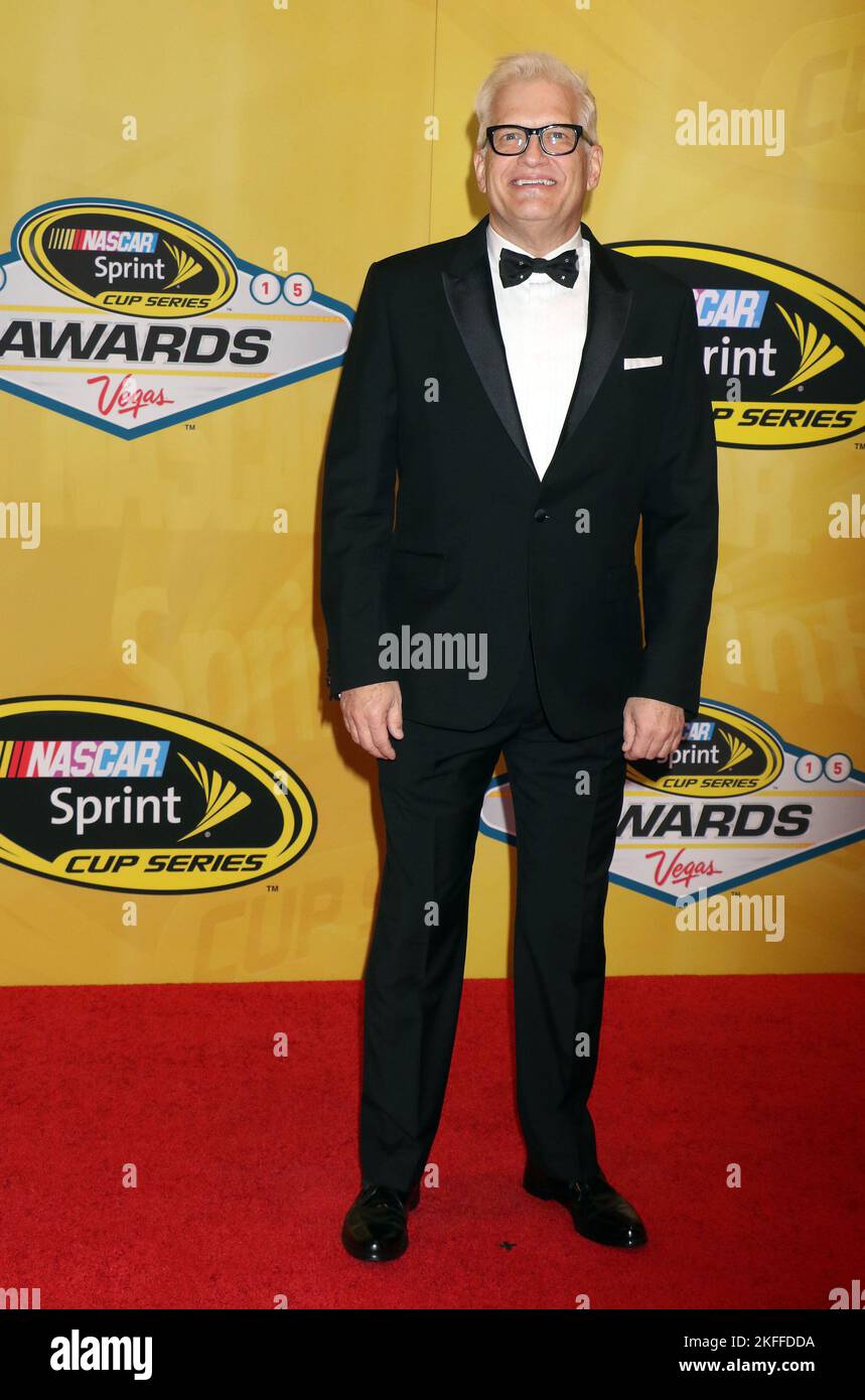 Drew Carey nimmt an den NASCar Sprint Cup Series Awards 2015 im Wynn Hotel & Casino, Las Vegas, 4.. Dezember 2015 Teil. Stockfoto