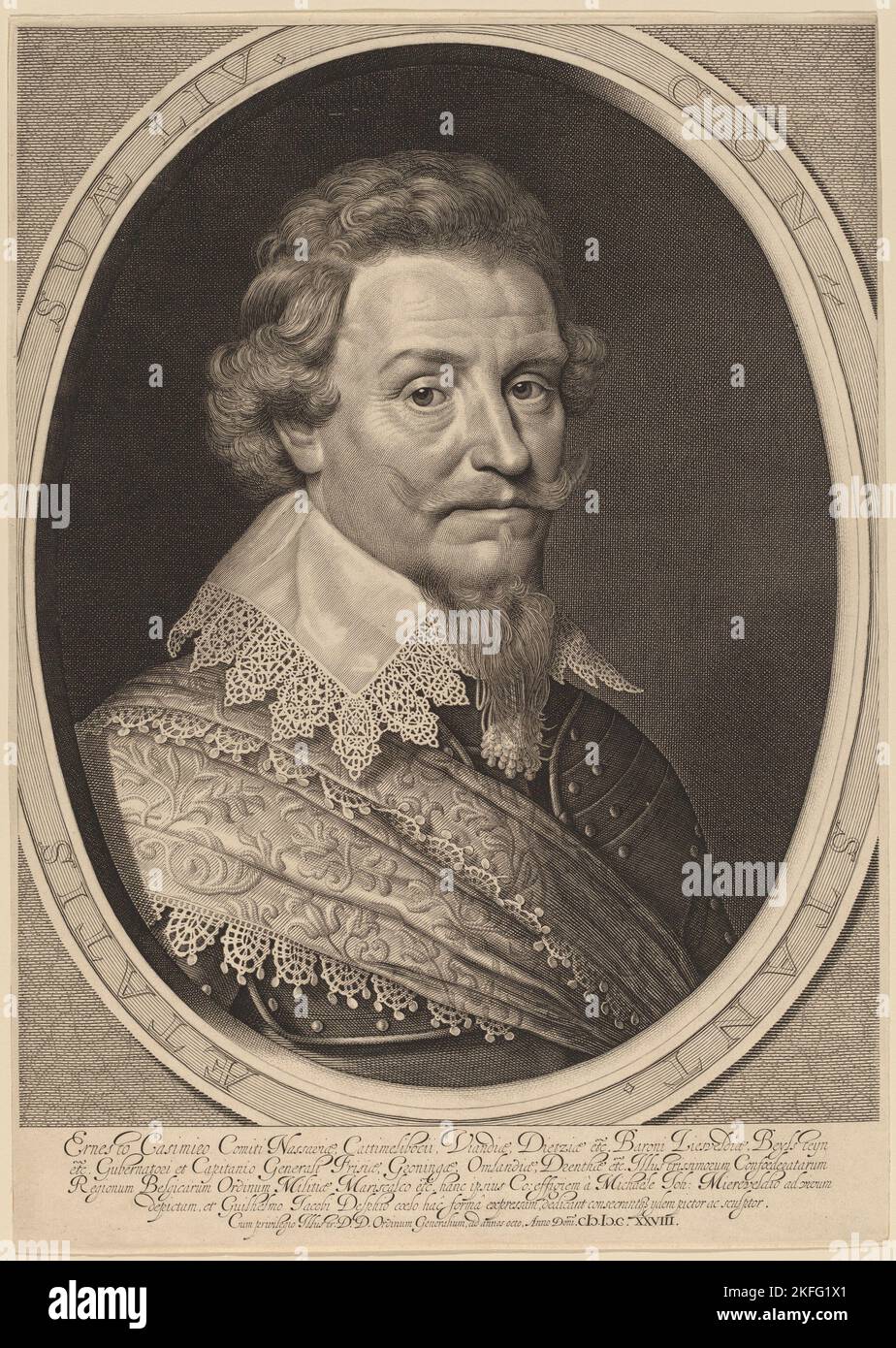 Ernest Casimir, Graf von Nassau-Dietz, 1628. Stockfoto