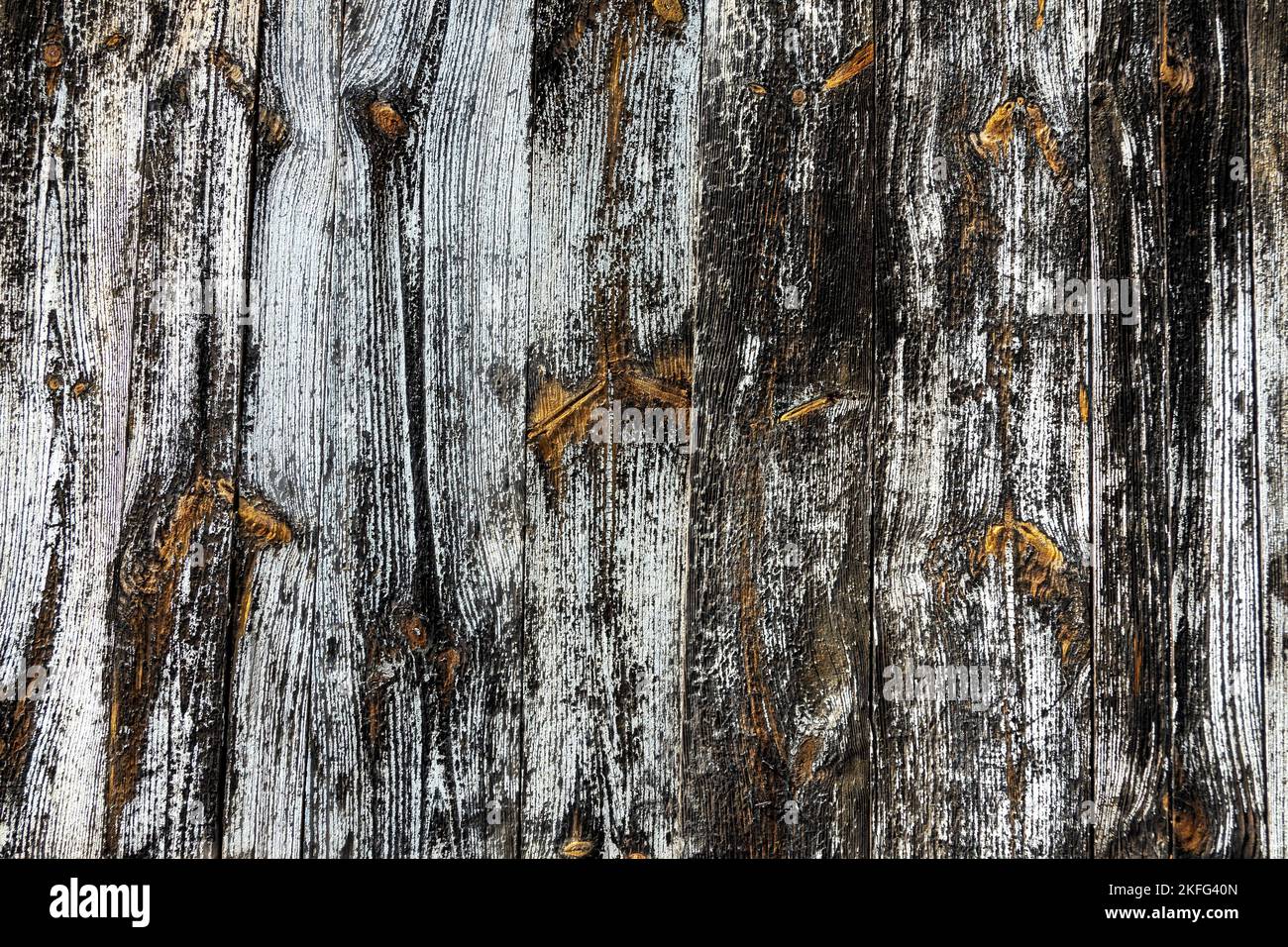 Nahaufnahme einer grunge alten Holzstruktur Stockfoto
