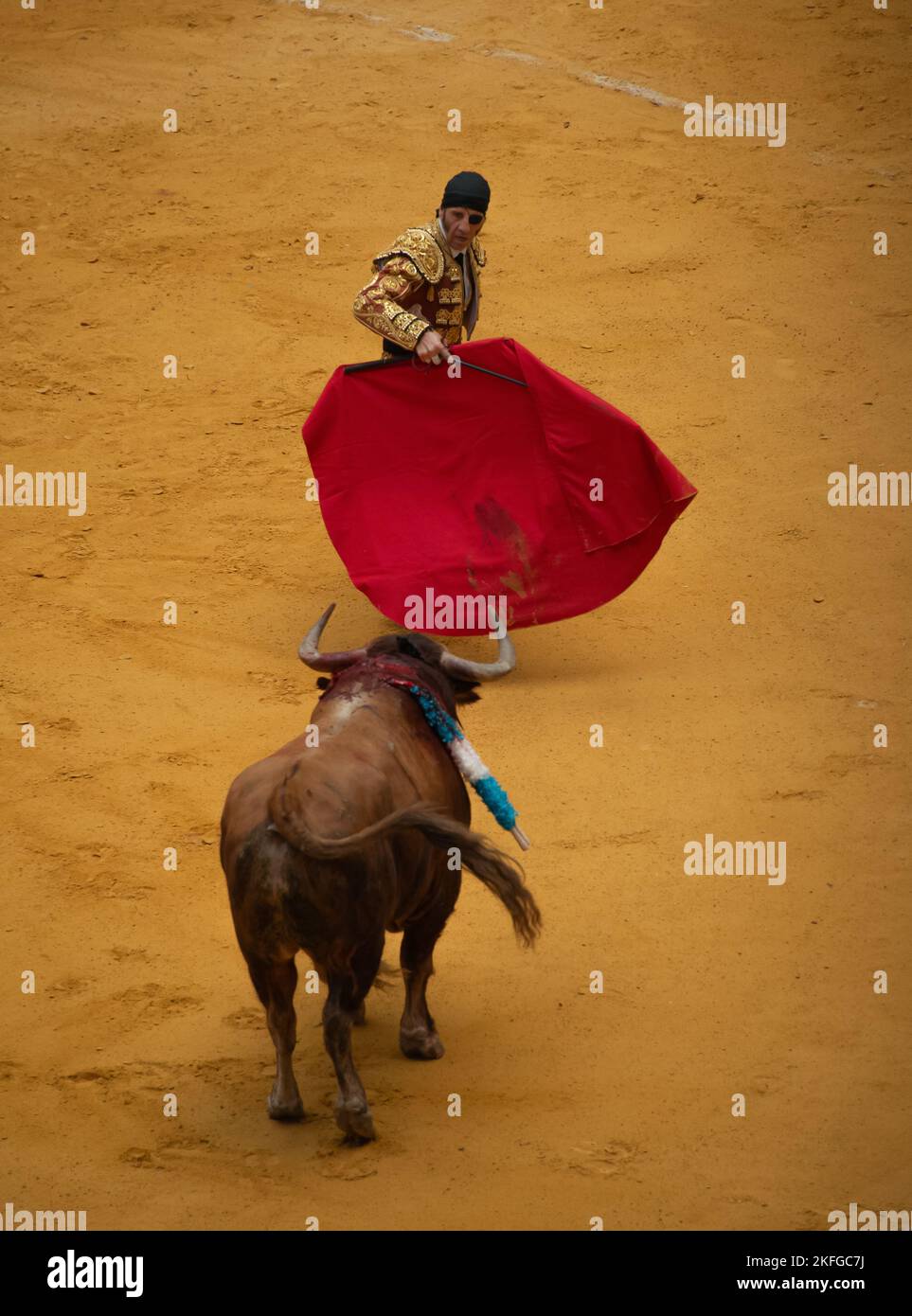 Der traditionelle spanische Stierkampf, das baskenland, Spanien Stockfoto