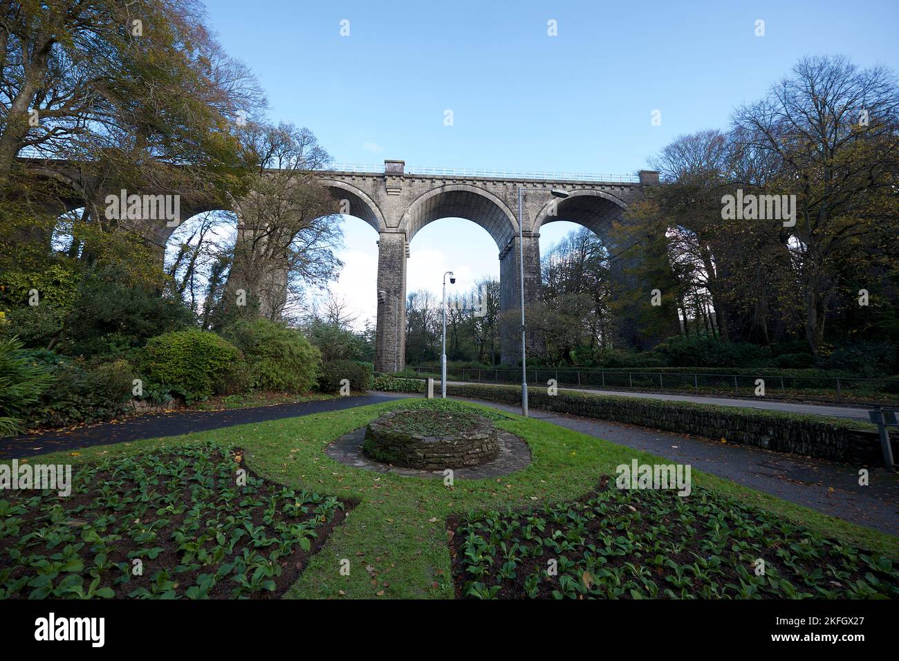 Newquay Cornwall UK 1118 2022 Trenance Gardens Stockfoto