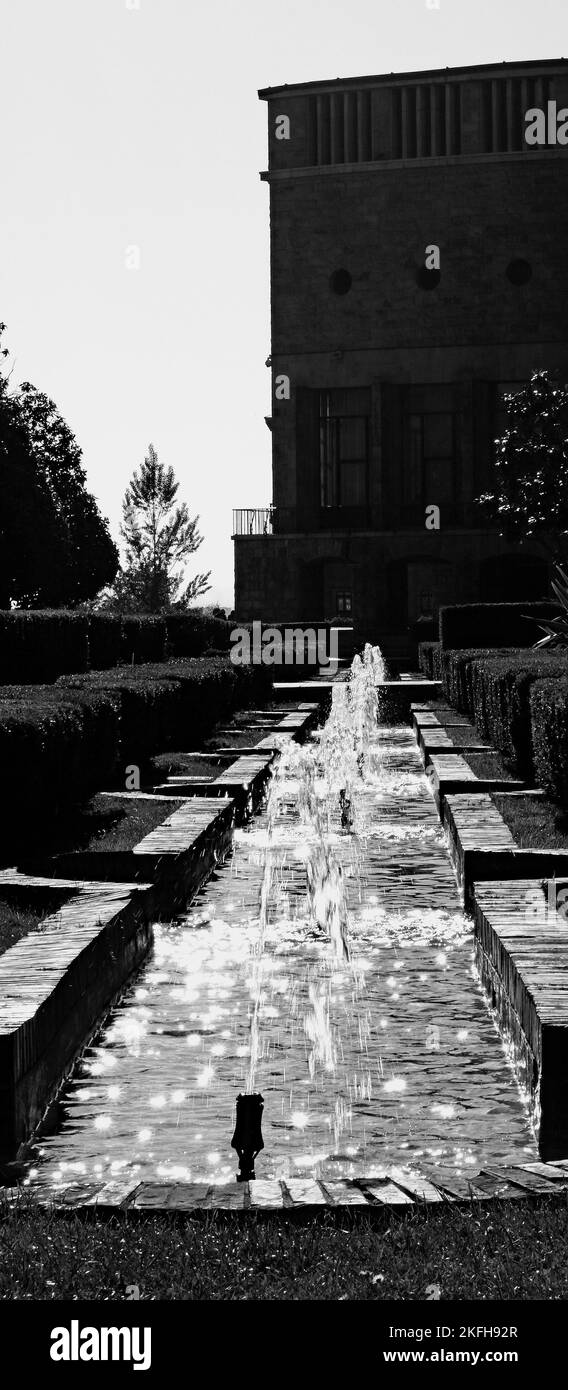 Blick auf die Labour-Universität von Gijón; Fürstentum Asturien, Asturien, Spanien, Europa Stockfoto