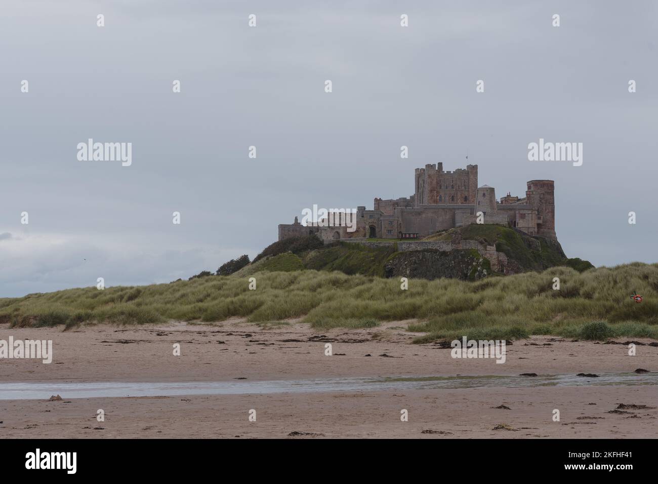 Bamburgh Castle in Northumberland Stockfoto