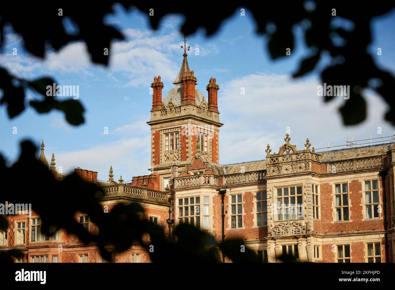 Die Crewe Hall ist eine Jakobean Villa, jetzt ein Hotel and Spa der QHotels Group Stockfoto