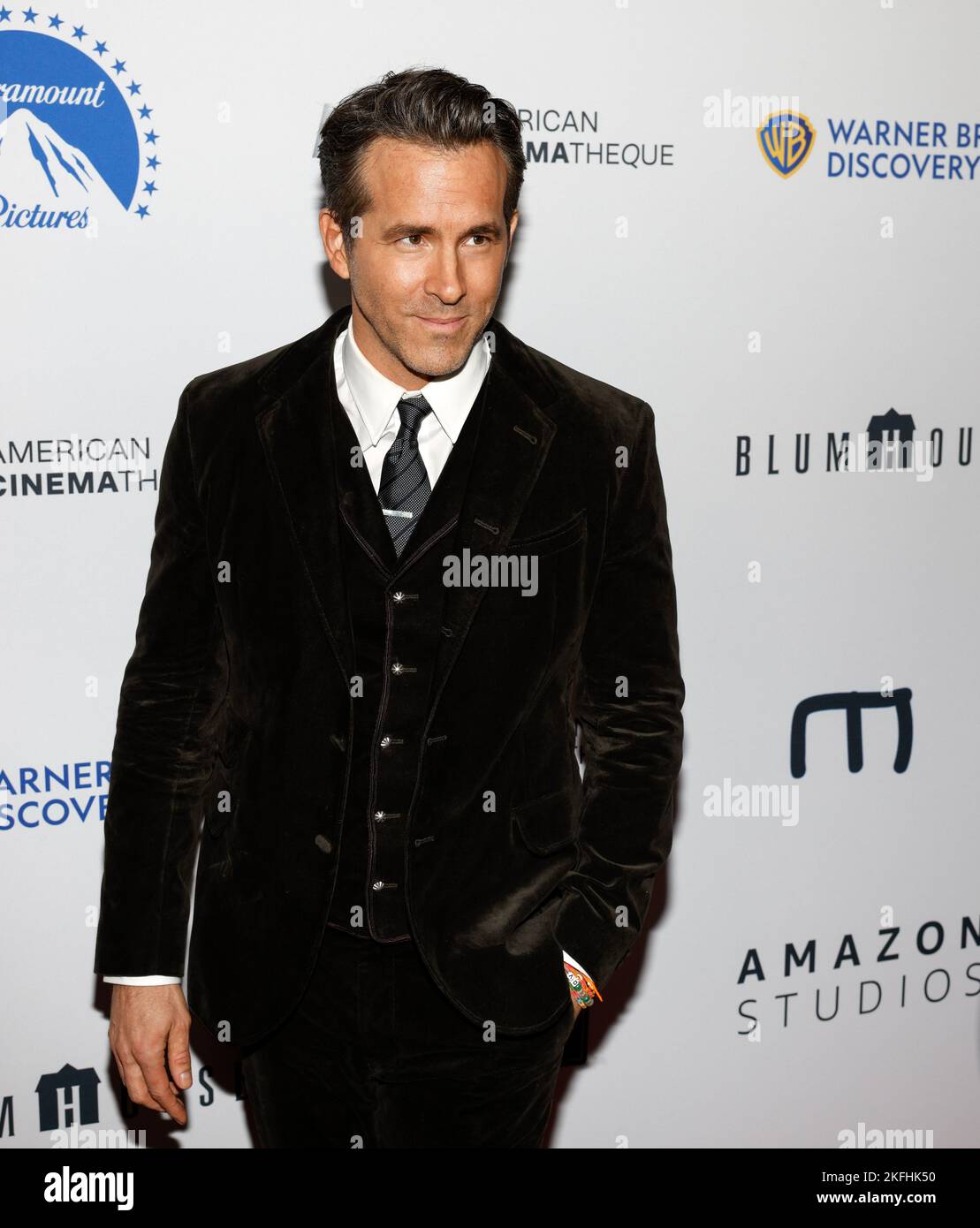 Los Angeles, CA - 17. Nov 2022: Ryan Reynolds nimmt an den Annual American Cinematheque Awards 36. Teil, die Ryan Reynolds im Beverly Hilton ehren Stockfoto