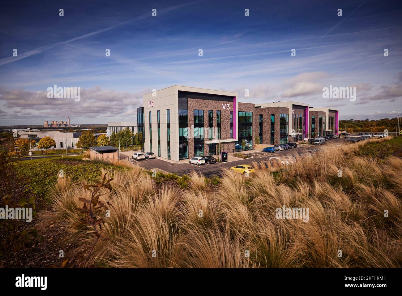 SCI-Tech Daresbury Enterprise Zone V1 V2 V3 Niederlassungen Stockfoto