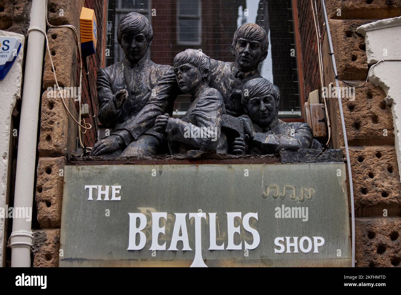 Liverpool The Beatles-Shop, Souvenirladen Stockfoto