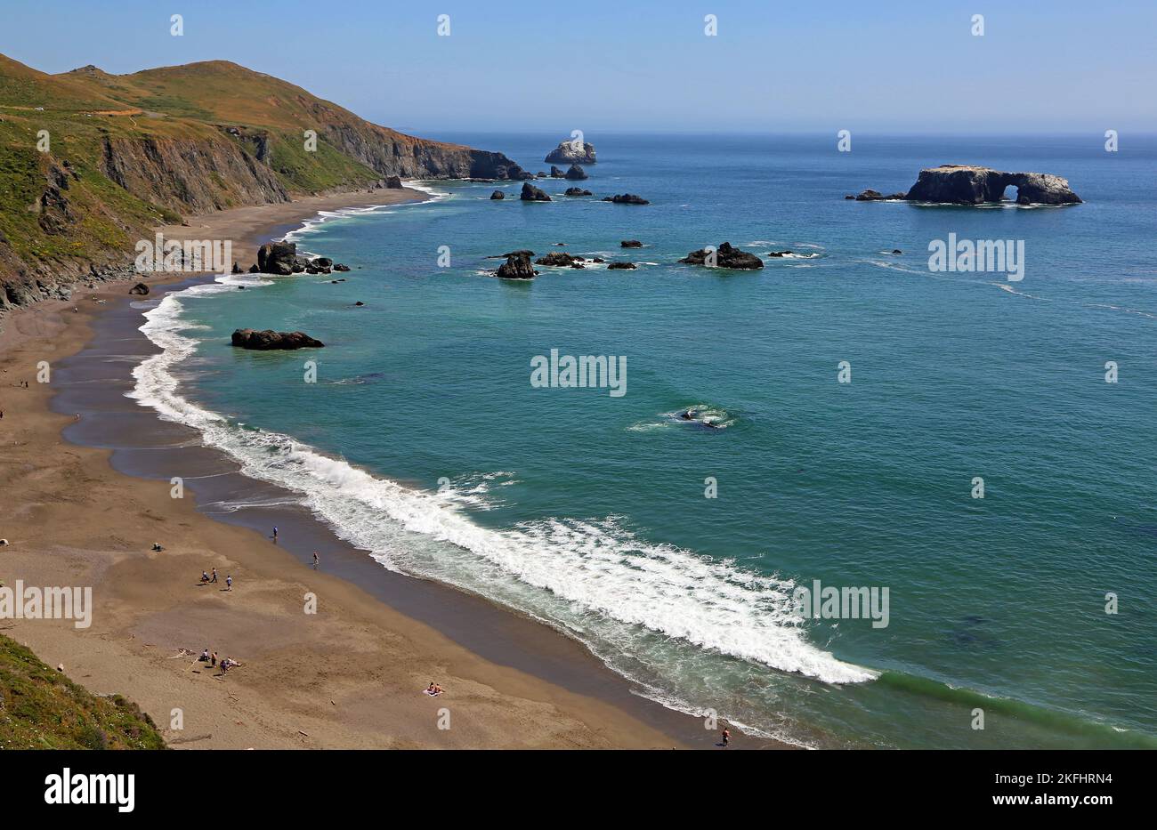 Blind Beach - Kalifornien Stockfoto
