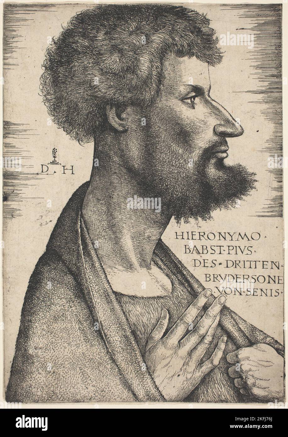 Girolamo da Siena. Stockfoto