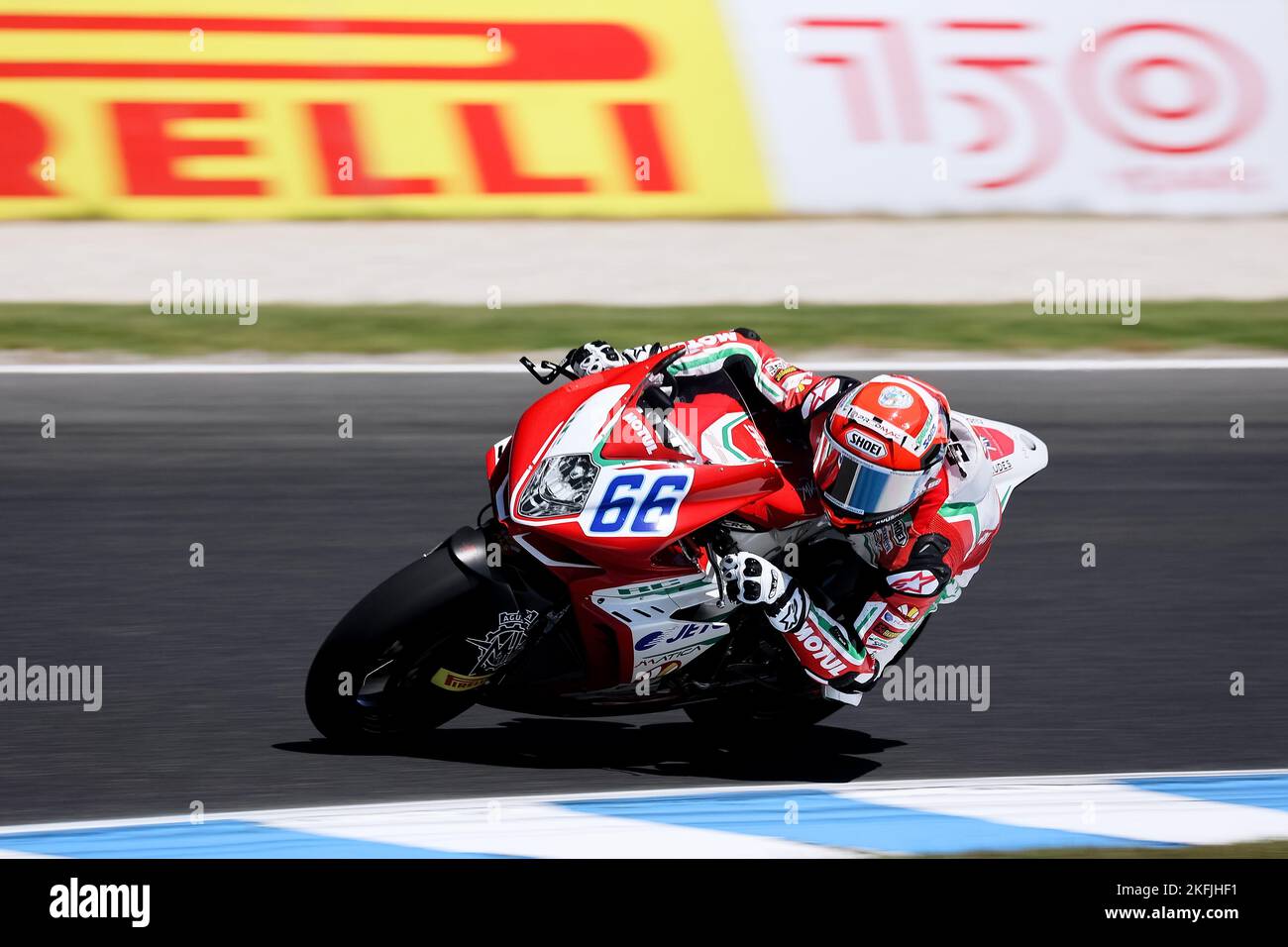 Phillip Island, Australien, 18. November 2022. Niki Tuuli aus Finnland auf der MV Agusta Reparto Corse MV Agusta F3 800 RR während der FIM World Superbike Championship 2022 auf dem Phillip Island Circuit am 18. November 2022 in Phillip Island, Australien. Quelle: Ivica Glavas/Speed Media/Alamy Live News Stockfoto