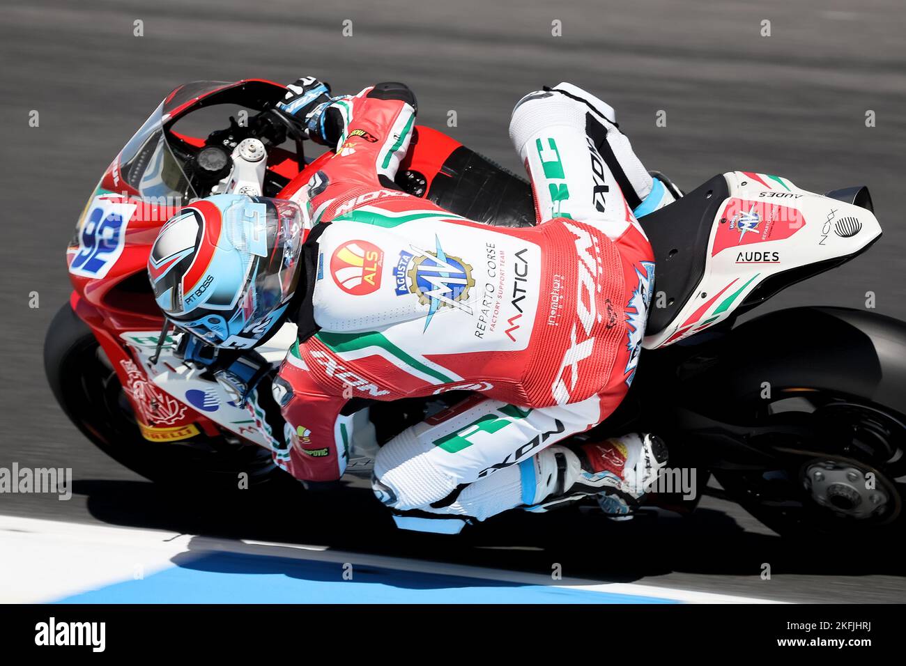 Phillip Island, Australien, 18. November 2022. Marcel SCHROETTER aus Deutschland auf der MV Agusta Reparto Corse MV Agusta F3 800 RR während der FIM World Superbike Championship 2022 auf dem Phillip Island Circuit am 18. November 2022 in Phillip Island, Australien. Quelle: Ivica Glavas/Speed Media/Alamy Live News Stockfoto