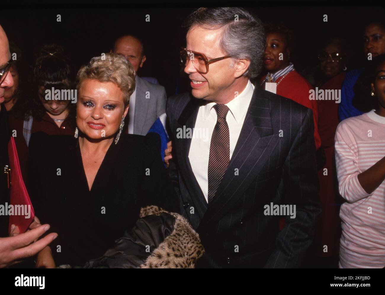Tammy Jaye Bakker und Jim Bakker im Jahr 1987 Credit: Ralph Dominguez/MediaPunch Stockfoto