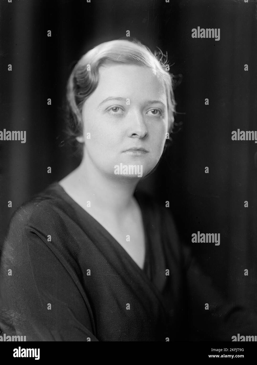 Zwermman, Hazel - Porträt, 1933. Stockfoto
